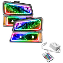 Load image into Gallery viewer, Oracle 03-06 Chevy Silv Pre-Assembled Headlights w/ Parking Lights - w/ Simple Controller