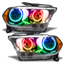 Load image into Gallery viewer, Oracle 11-13 Dodge Durango SMD HL Halogen - Chrome - ColorSHIFT w/o Controller