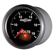 Load image into Gallery viewer, Autometer Sport-Comp II 2-1/16in Digital Voltmeter Gauge - 18V