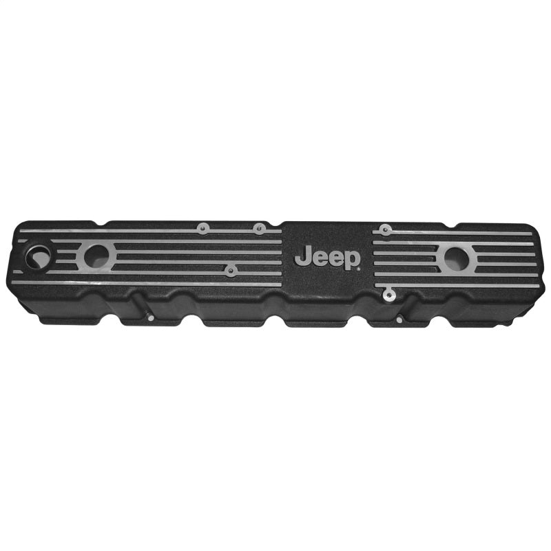 Omix 4.2L Aluminum Valve Cover with Jeep Logo