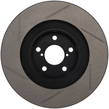 Load image into Gallery viewer, StopTech Power Slot 02-10 WRX Front Right SportStop Slotted Rotor