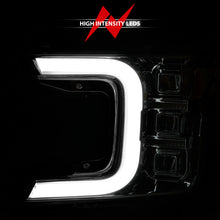 Load image into Gallery viewer, ANZO 18-20 Ford F-150 Full Led Projector Light Bar Style Headlights - Chrome Amber