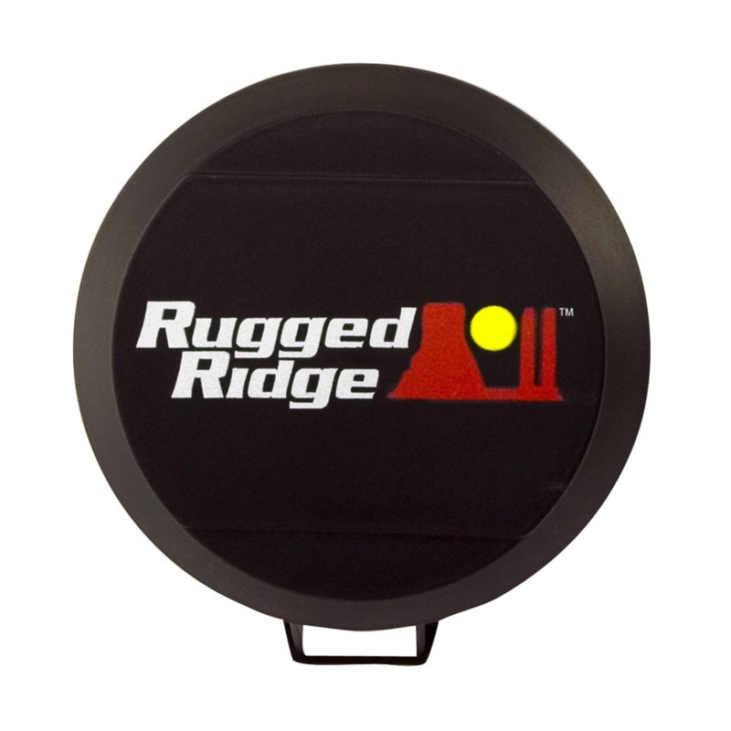 Rugged Ridge 6in HID Off Road Light Cover Black
