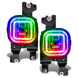 Oracle Ford Superduty 08-10 LED Fog Light Halo Kit - ColorSHIFT w/o Controller