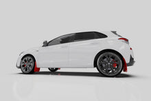 Load image into Gallery viewer, Rally Armor 19-21 Hyundai Elantra N Line Black UR Mud Flap w/ Performance Blue Logo