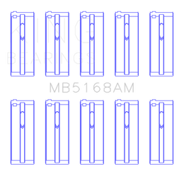 King Acura F22B1 / Honda F22A1/F22A6/F22B1/F22B2/F22B6 0.25 Oversized Main Bearing Set