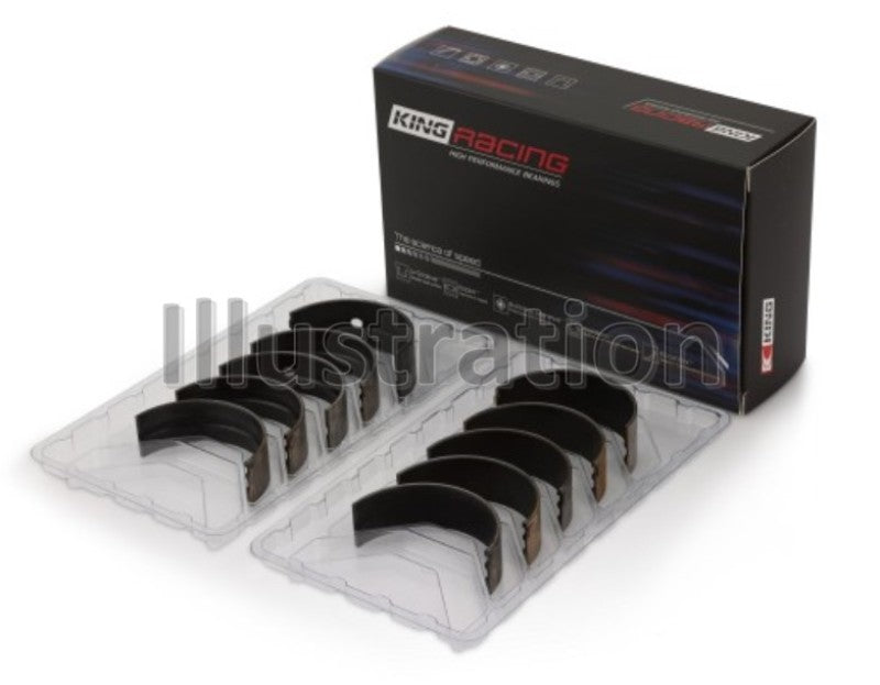 King Engine Bearings General Motors 262/ 267/ 302/ 307/ 327/ 350 pMaxBlack Coated Main Bearing Set
