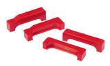 Prothane 88-98 Chevy Truck Big Block Radiator Isolators - Red