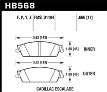 Load image into Gallery viewer, Hawk 07-08 Escalade 6.2 / 07-08 Avalanche Super Duty Rear Brake Pads