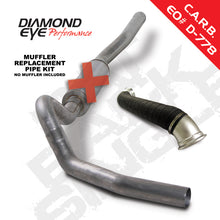 Load image into Gallery viewer, Diamond Eye KIT 4in Catback MRP Single w/ TDP SS 06-07 Chevy/GMC 6.6L Duramax 2500/3500