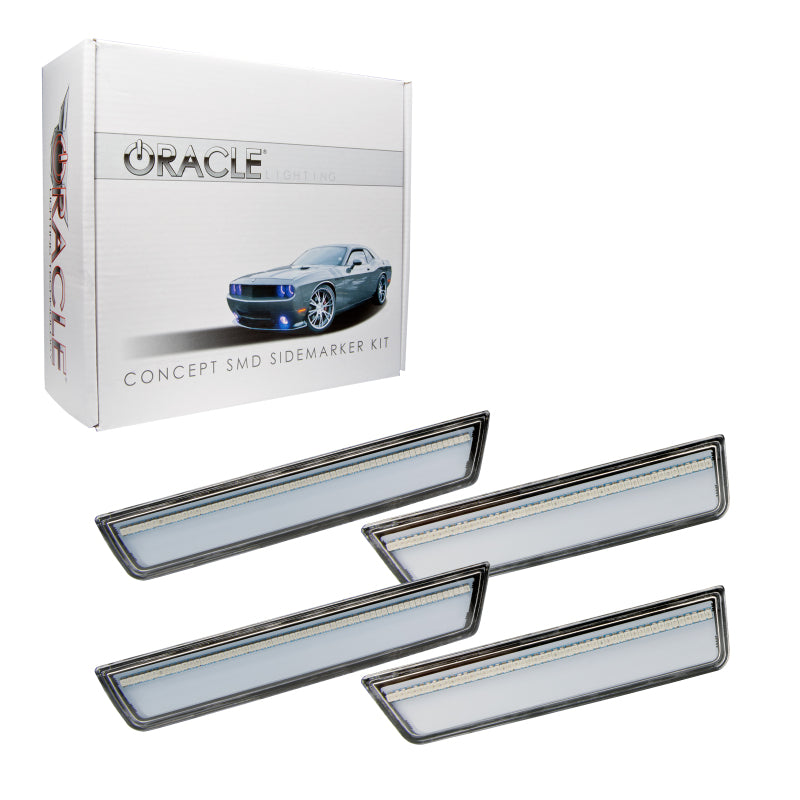 Oracle 08-14 Dodge Challenger Concept Sidemarker Set - Clear - No Paint SEE WARRANTY