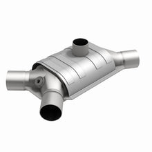 Load image into Gallery viewer, MagnaFlow Universal Catalytic Converter 2 inch/2 inch S/D Subaru PC2 Front