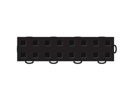 WeatherTech TechFloor - 3in X 12in Tiles(Right Loop) - Black/Black **Order in Qtys of 10