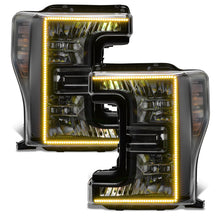 Load image into Gallery viewer, Oracle 17-19 Ford F-250 SD Dynamic Pre-Assembled Headlights - Halogen - Black Edition -