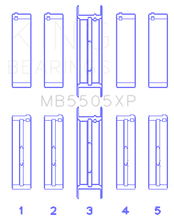 Load image into Gallery viewer, King Engine Bearings Ford V8 351ci 5.8L 400ci 6.6L 16V (Size STD) Performance Main Bearing Set