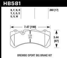 Load image into Gallery viewer, Hawk DTC-80 Brembo 17mm Race Brake Pads