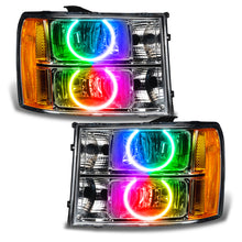 Load image into Gallery viewer, Oracle 07-13 GMC Sierra SMD HL - Round Ring Design - ColorSHIFT w/o Controller