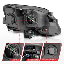Load image into Gallery viewer, ANZO 2007-2012 GMC Acadia Projector Headlights Black Housing