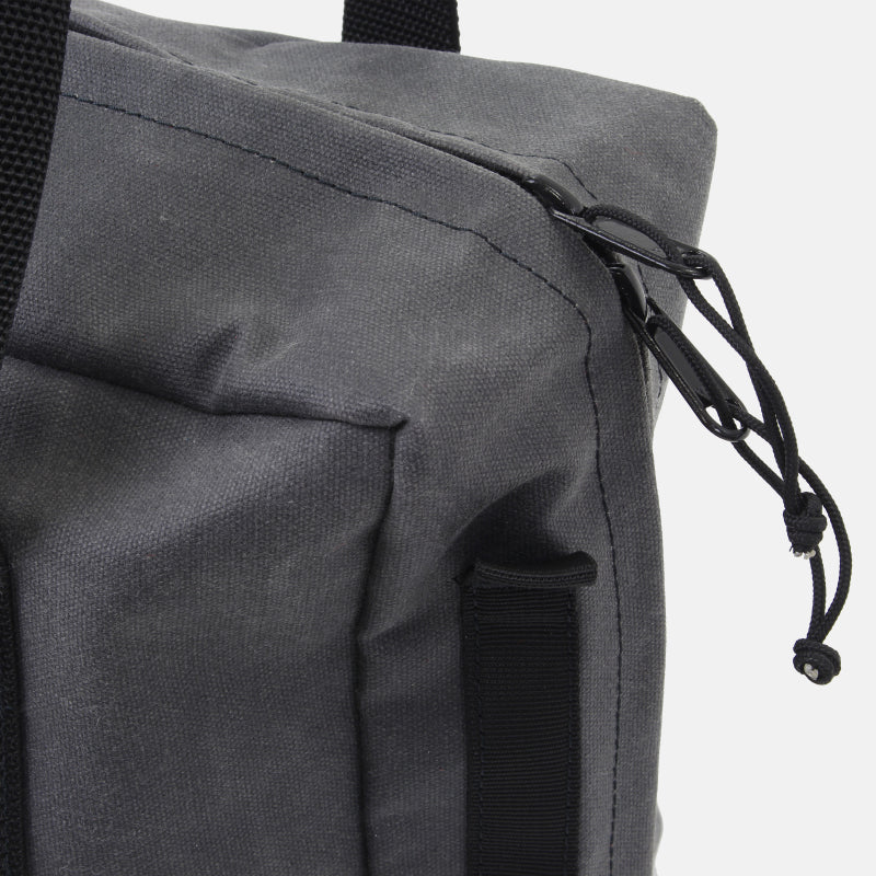 Go Rhino XVenture Gear Recovery Bag (7.5x11.5x18in. Closed) 12oz Waxed Canvas - Black