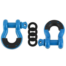 Load image into Gallery viewer, Mishimoto Borne D-Ring Shackle Set Blue