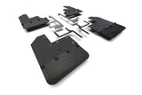 Rally Armor 19-25 Jeep JT Gladiator (Mojave/Rubicon) Black Mud Flap w/Metallic Black Logo