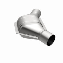 Load image into Gallery viewer, MagnaFlow Universal Catalytic Converter 2.25 inch Angled O/O PC2 Front