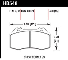 Load image into Gallery viewer, Hawk 08-10 Chevrolet Cobalt / HHR HPS 5.0 Front Brake Pads