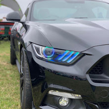 Load image into Gallery viewer, Oracle 15-17 Ford Mustang V6/GT/Shelby Dynamic DRL  w/ Halo Kit - ColorSHIFT - Dynamic