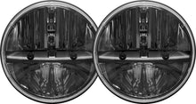 Load image into Gallery viewer, Rigid Industries 7in Round Headlights w/ H13 to H4 Adaptors - Set of 2