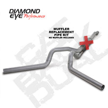 Load image into Gallery viewer, Diamond Eye KIT 4in Catback MFLR RPLCMENT PIPE DUAL AL: 03-07 FORD 6.0L F250/F350