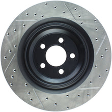 Load image into Gallery viewer, StopTech SportStop 06-09 Chrysler SRT-8 Rear Right Drilled &amp; Slotted Rotor