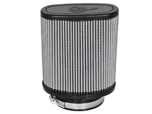 Load image into Gallery viewer, aFe Magnum FLOW Pro DRY S Universal Air Filter 3.5in Flange 5.75x5in Base 6x2.75in Top 6.5in Height