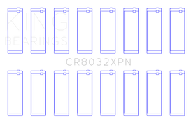 King Engine Bearings Chrysler Dodge Hemi 5.7L/6.1L V8 Performance Rod Bearing Set - Size STDX