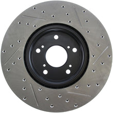 Load image into Gallery viewer, StopTech 04-08 Acura TL (Brembo Caliber) SportStop Slotted &amp; Drilled Right Front Rotor