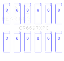 King Engine Bearings Nissan RB25/RB26 (Size .026) Coated Performance Rod Bearing Set