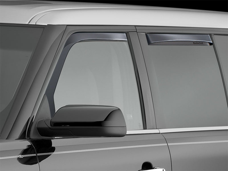 WeatherTech 09+ Ford Flex Front and Rear Side Window Deflectors - Dark Smoke