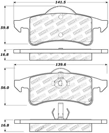 StopTech Sport Brake Pads w/Shims and Hardware