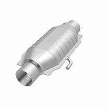 Load image into Gallery viewer, MagnaFlow Universal Catalytic Converter 2.5in ID Inlet/Outlet Center/Center Oval Rear