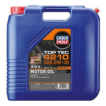 Load image into Gallery viewer, LIQUI MOLY 20L Top Tec 4210 Motor Oil SAE 0W30