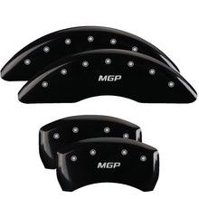Load image into Gallery viewer, MGP Rear set 2 Caliper Covers Engraved Rear MGP Yellow finish black ch