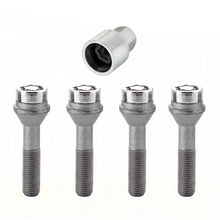 Load image into Gallery viewer, McGard Wheel Lock Bolt Set - 4pk. (Cone Seat) M12X1.5 / 17mm Hex / 49.2mm Shank Length - Chrome