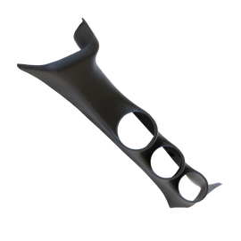 Autometer 08-10 Ford Super Duty 52mm Black Triple Pillar