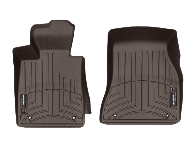 WeatherTech 2017+ BMW 5-Series Front FloorLiner - Cocoa (xDrive Only - Does Not Fit RWD)