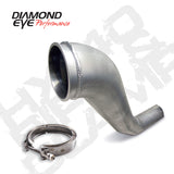 Diamond Eye KIT 4in DWNP HX40 TURBO-DIRECT FLANGE W/ V-Band CLAMP AL DODGE 94-02