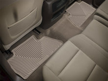 Load image into Gallery viewer, WeatherTech 14+ Chevrolet Silverado Rear Rubber Mats - Tan