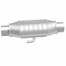 Load image into Gallery viewer, MagnaFlow Universal Catalytic Converter 2.5in ID Inlet/Outlet Center/Center Oval Rear