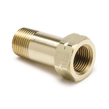 Load image into Gallery viewer, Autometer Fitting Adapter 3/8in NPT Male Extension Brass for Mechanical Temperature Gauge