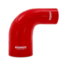 Load image into Gallery viewer, Mishimoto Silicone Reducer Coupler 90 Degree 2.5in to 4in - Red