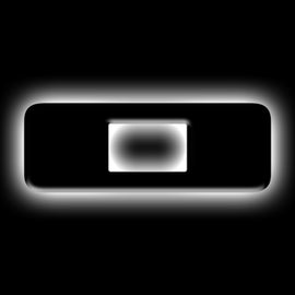 ORACLE Lighting Universal Illuminated LED Letter Badges - Matte Blk Surface Finish - O