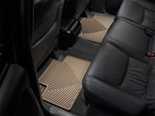 Load image into Gallery viewer, WeatherTech 05-13 Toyota Tacoma Crew Cab Rear Rubber Mats - Tan